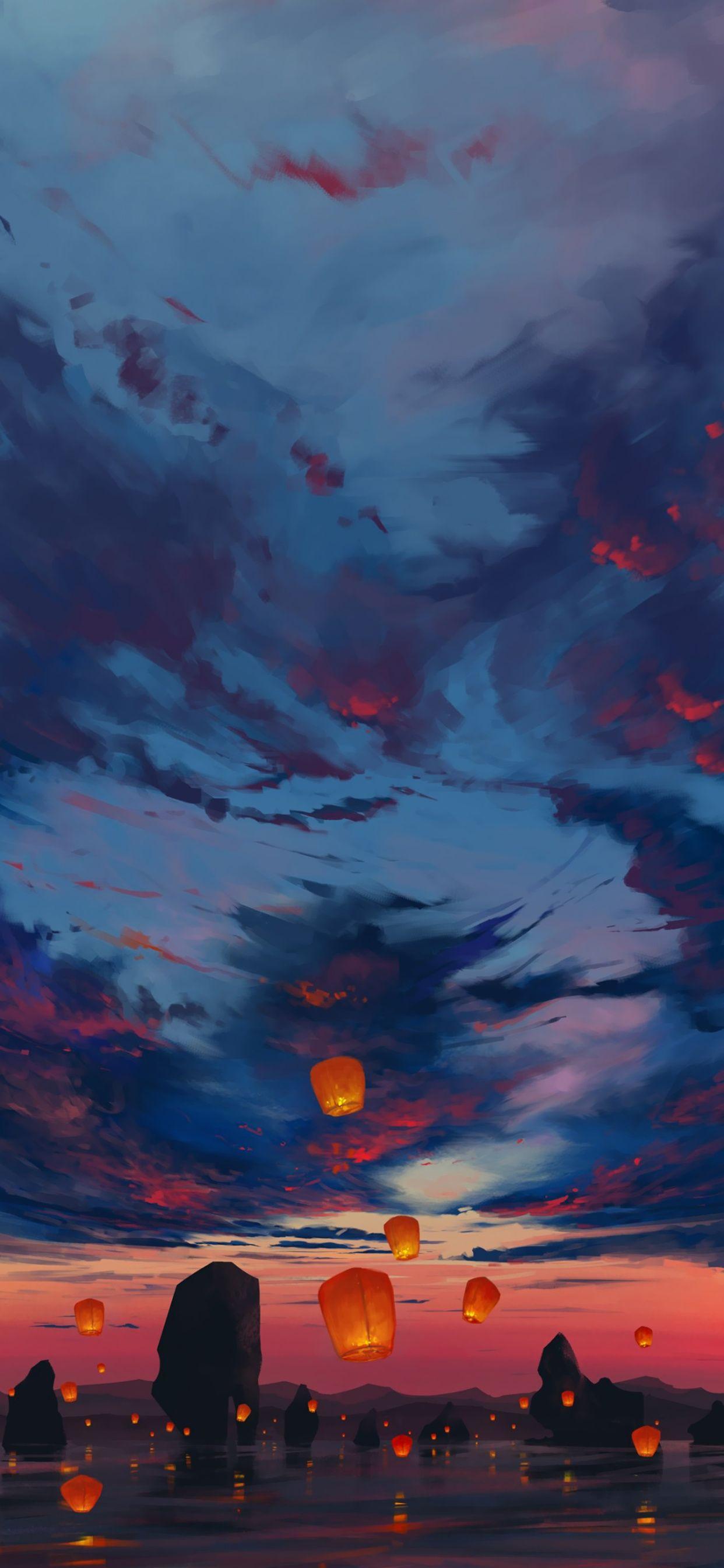 有哪些适合华为p30/p30 pro的壁纸? - 知乎