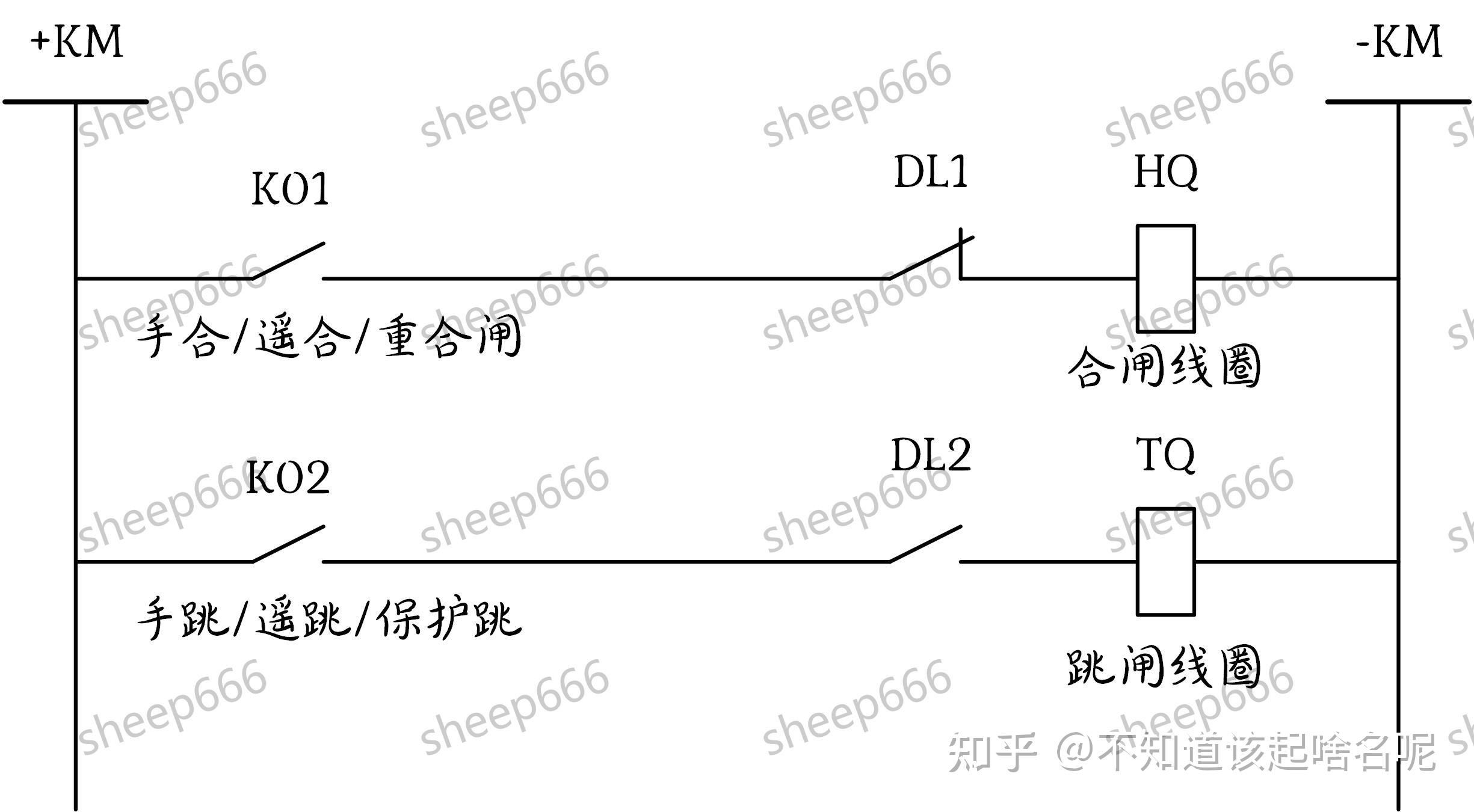 断路器的控制回路图怎么看?