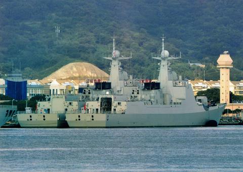 1月12日,054a型护卫舰598日照舰入列北海舰队驱逐舰十支队.