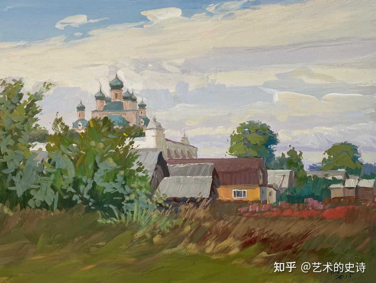 俄罗斯风景画大师瓦伦丁色彩写生精选- 知乎