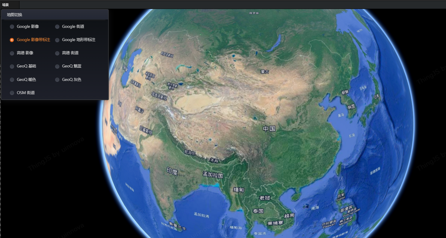 百度地图这个地球3d图是怎样的技术实现的? 