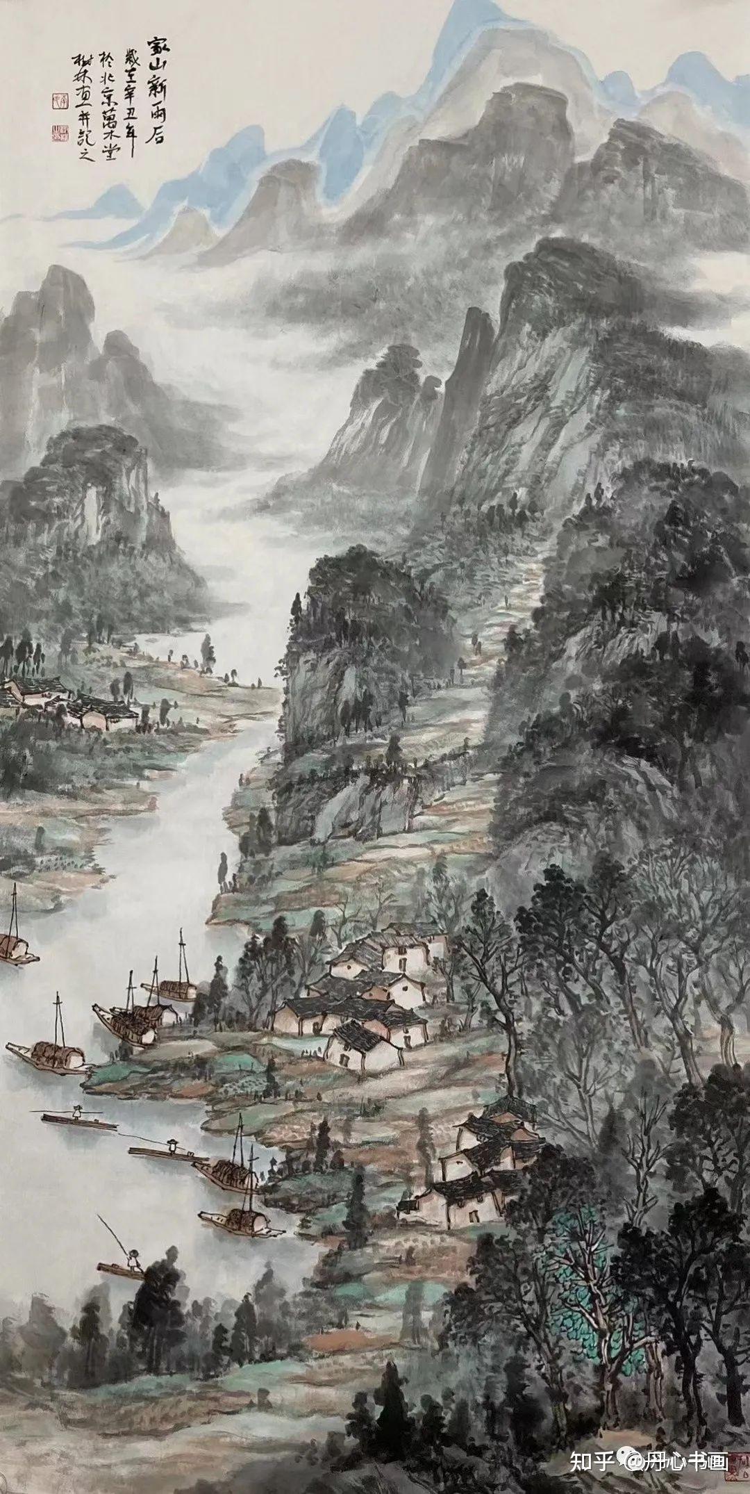 水墨情漓江韵山水画家李树林