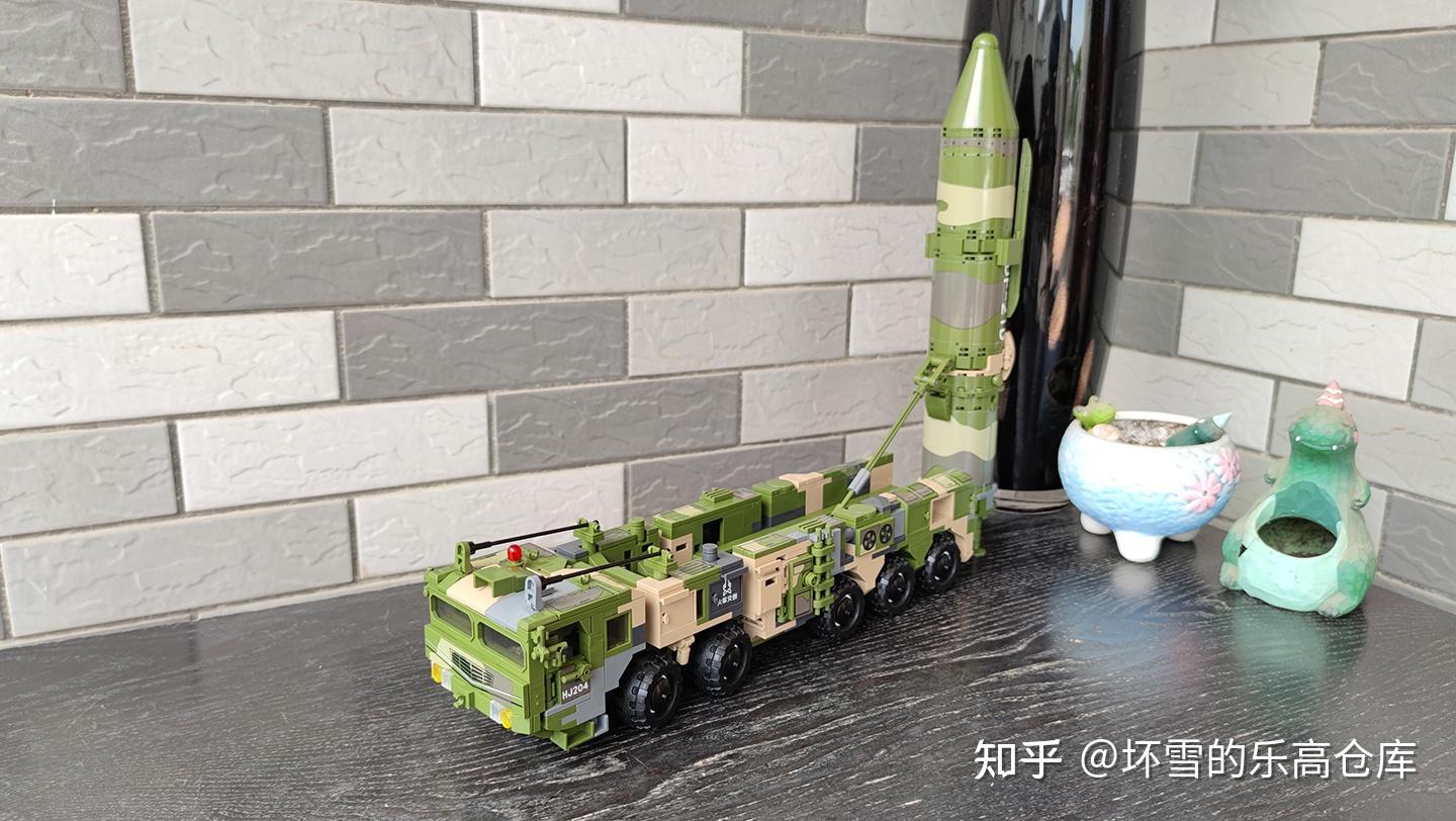 积木做成的东风快递车森宝积木df21d弹道导弹图文评测
