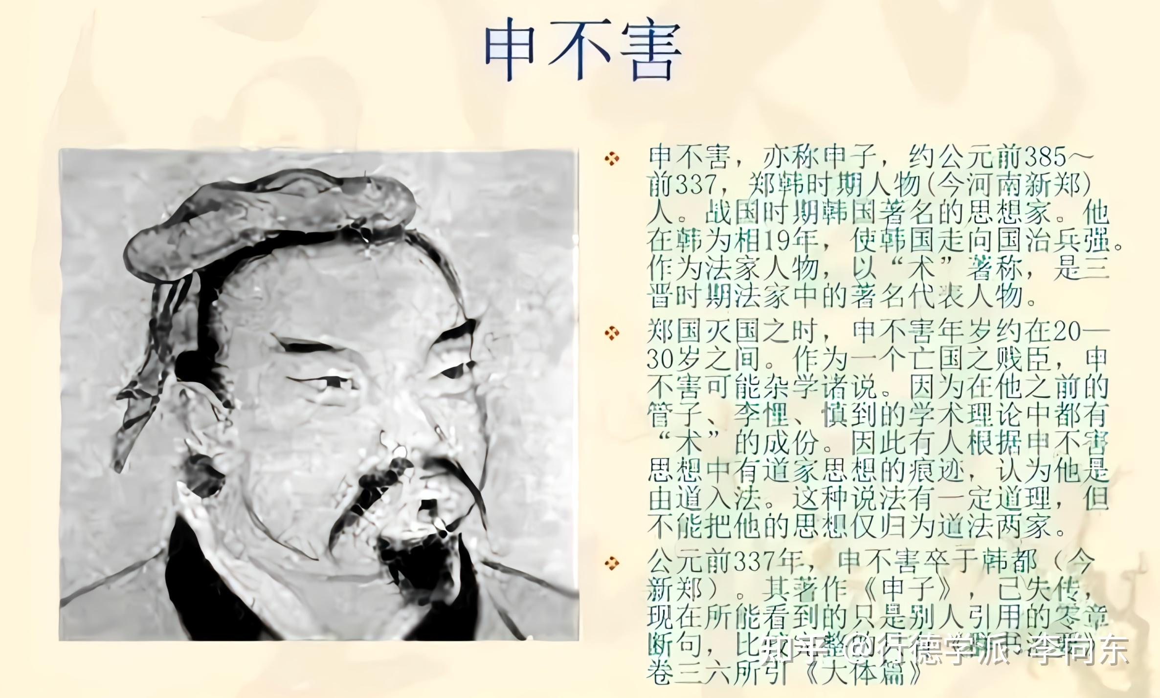 浅论申不害的法家思想┃作者:行德学派李向东 - 知乎