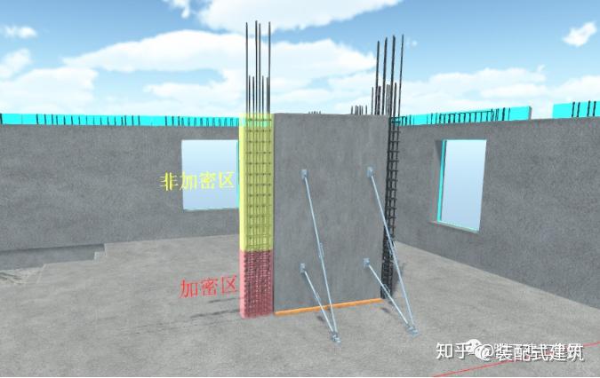 装配式建筑单层预制叠合剪力墙和双层剪力墙是如何安装的 - 知乎