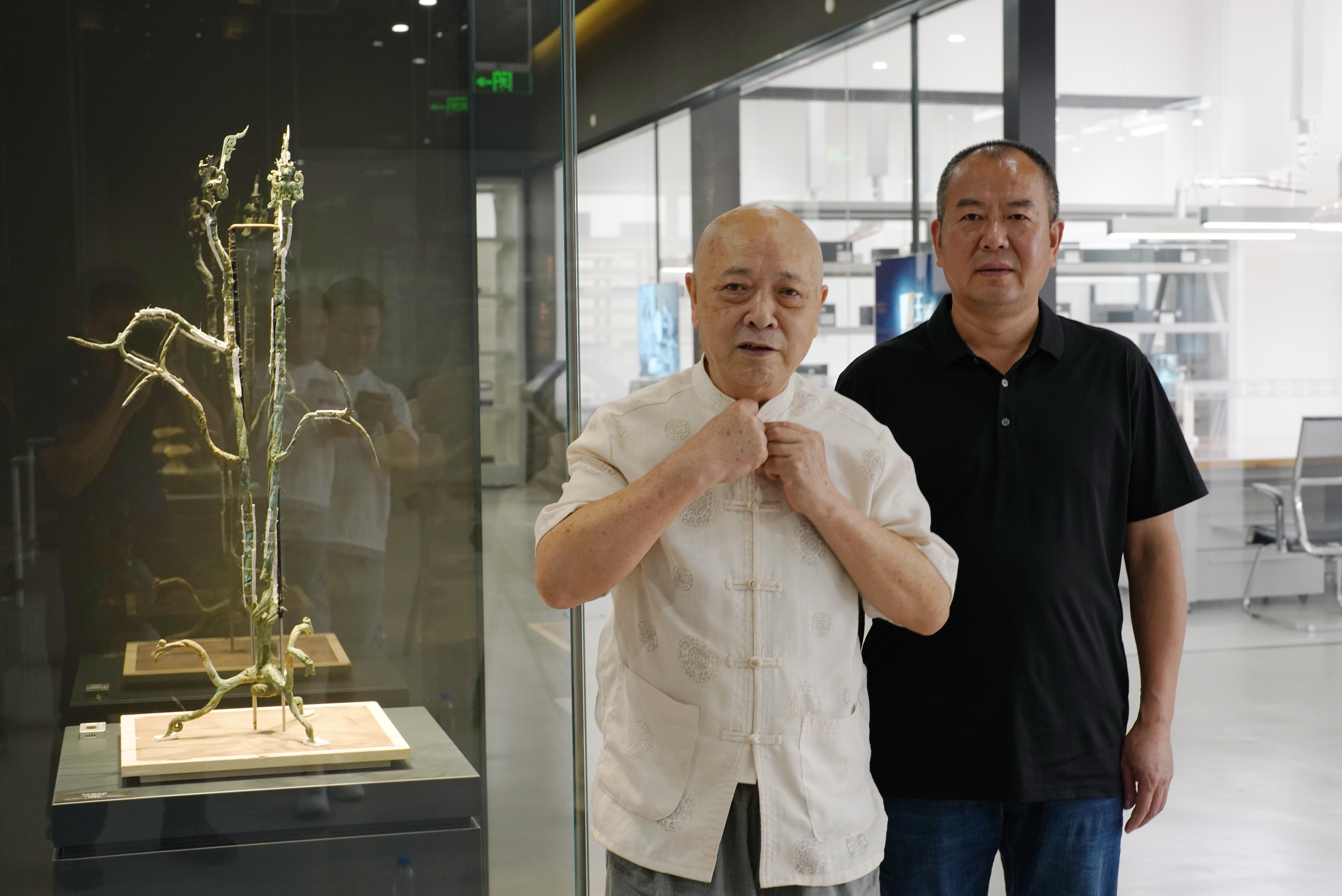 新京报记者 陈杰 摄传承杨晓邬:"出土的器物每一件都不一样,做多了就