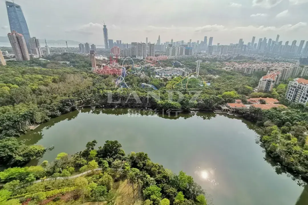 293﹐|4 1户型景观特色观景:正观4万平原生态天鹅湖,湖水来自安托山