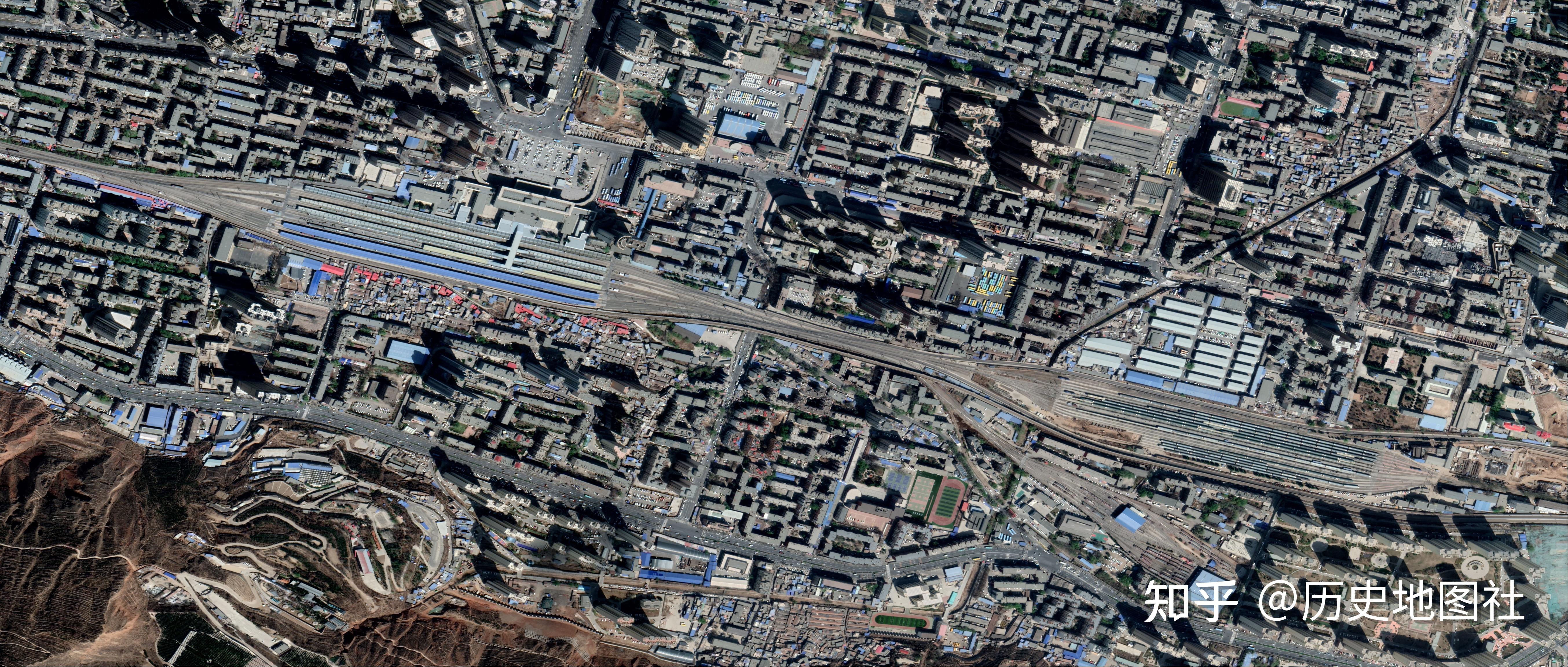 兰州市1978超清历史卫星图 - 知乎