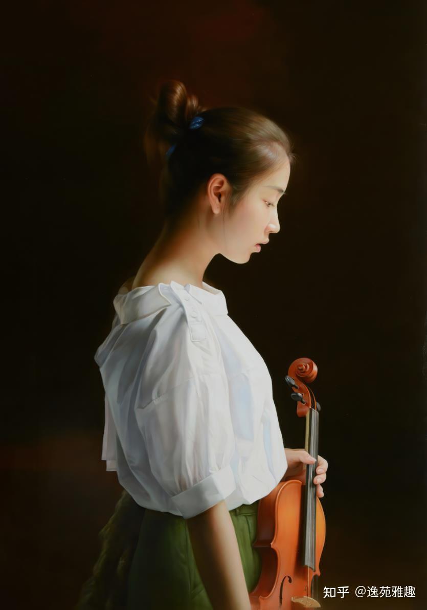 画作欣赏捡拾一份清欢享受静谧的美好油画家王柔作品欣赏