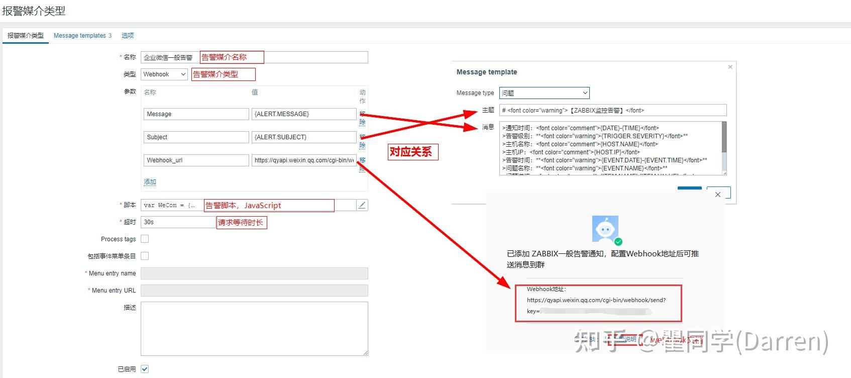 Zabbix 配置 hook 告警推送 详细笔记 知乎