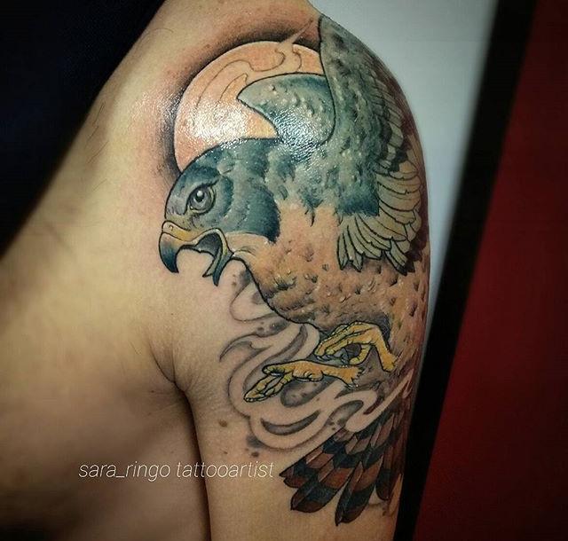 你们认为白凖,海东青这个素材如何,成熟的作品都有哪些.? - 知乎