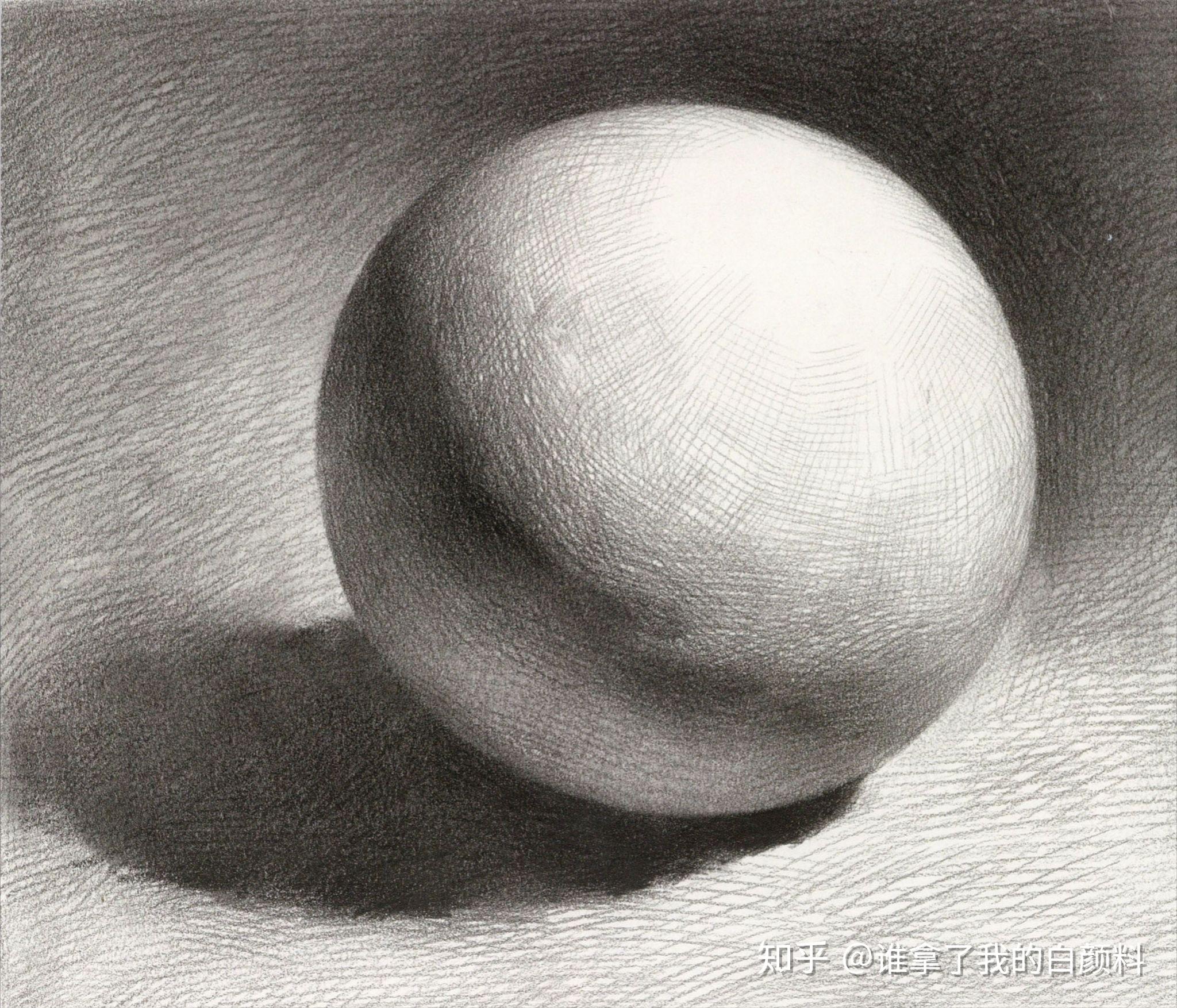 多面球体素描图片
