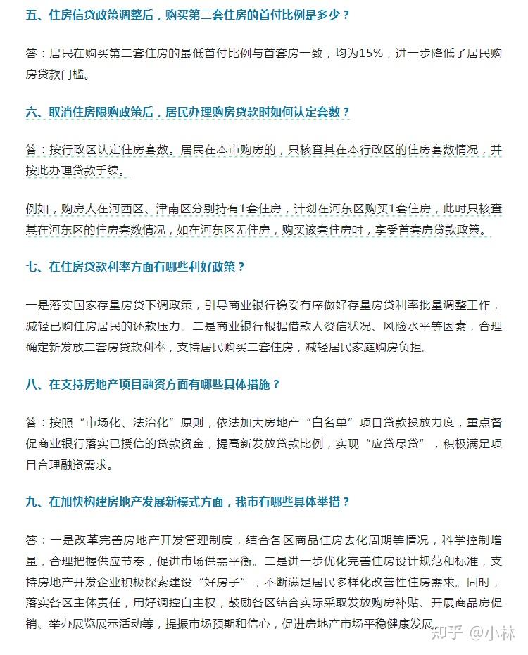 2024年10月16号天津市最新购房贷款政策汇总! - 知乎