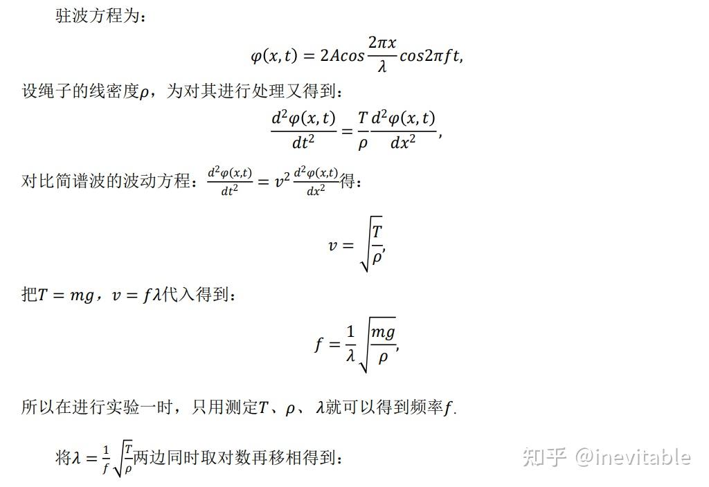 share:弦振动实验的相关内容 - 知乎