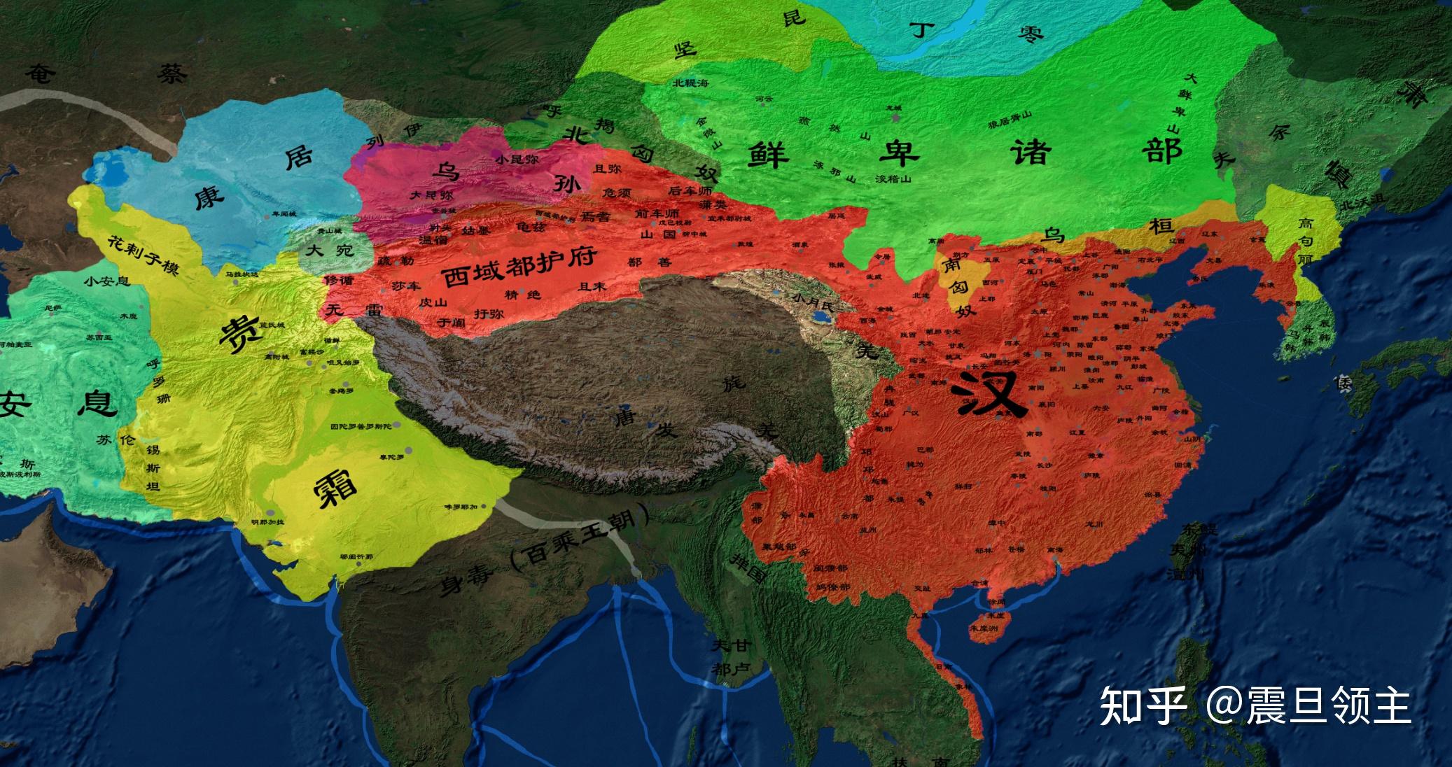 汉朝的面积有多大？ - 知乎