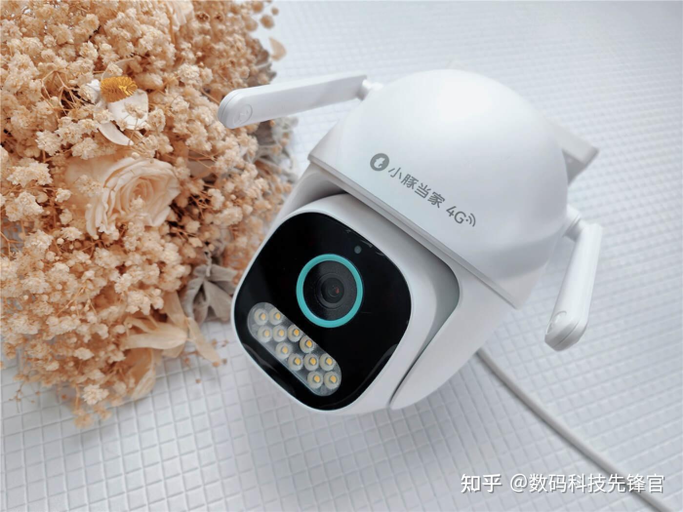 华为智选小豚当家4g户外摄像头体验内置双网解决监控网络死角