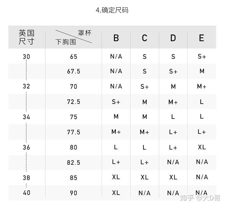 内衣尺码选择_内衣尺码怎么选择(2)