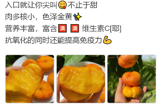 黄金蟠桃文案黄金蟠桃水果卖货文案