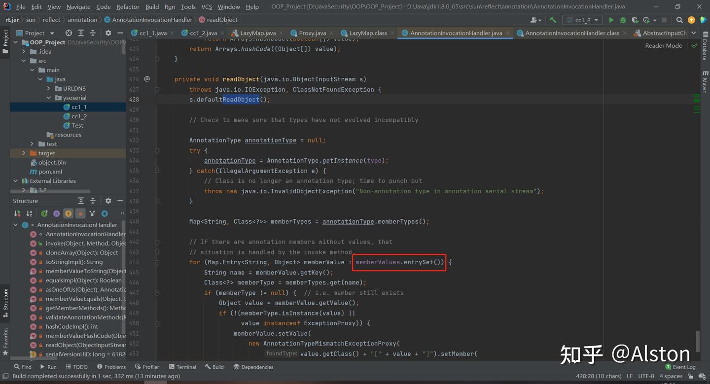 Java反序列化安全 - ysoserial commons collections 1 - 知乎