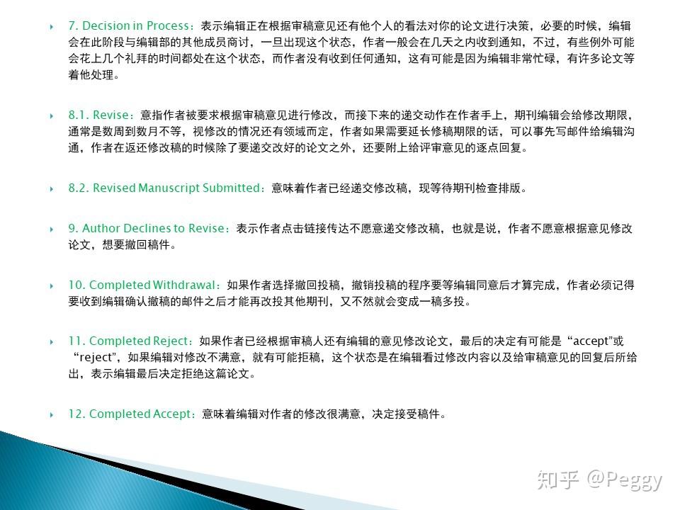 投稿后，稿件状态解读 Paper status after submission - 知乎
