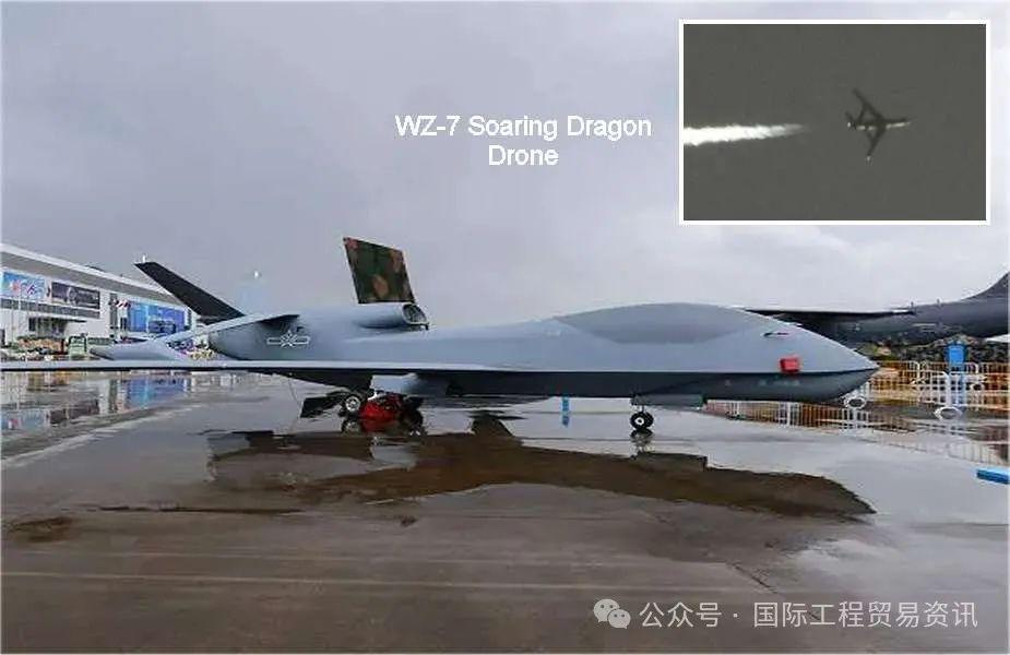 南海风云中国无侦7翔龙无人机巡航南沙群岛