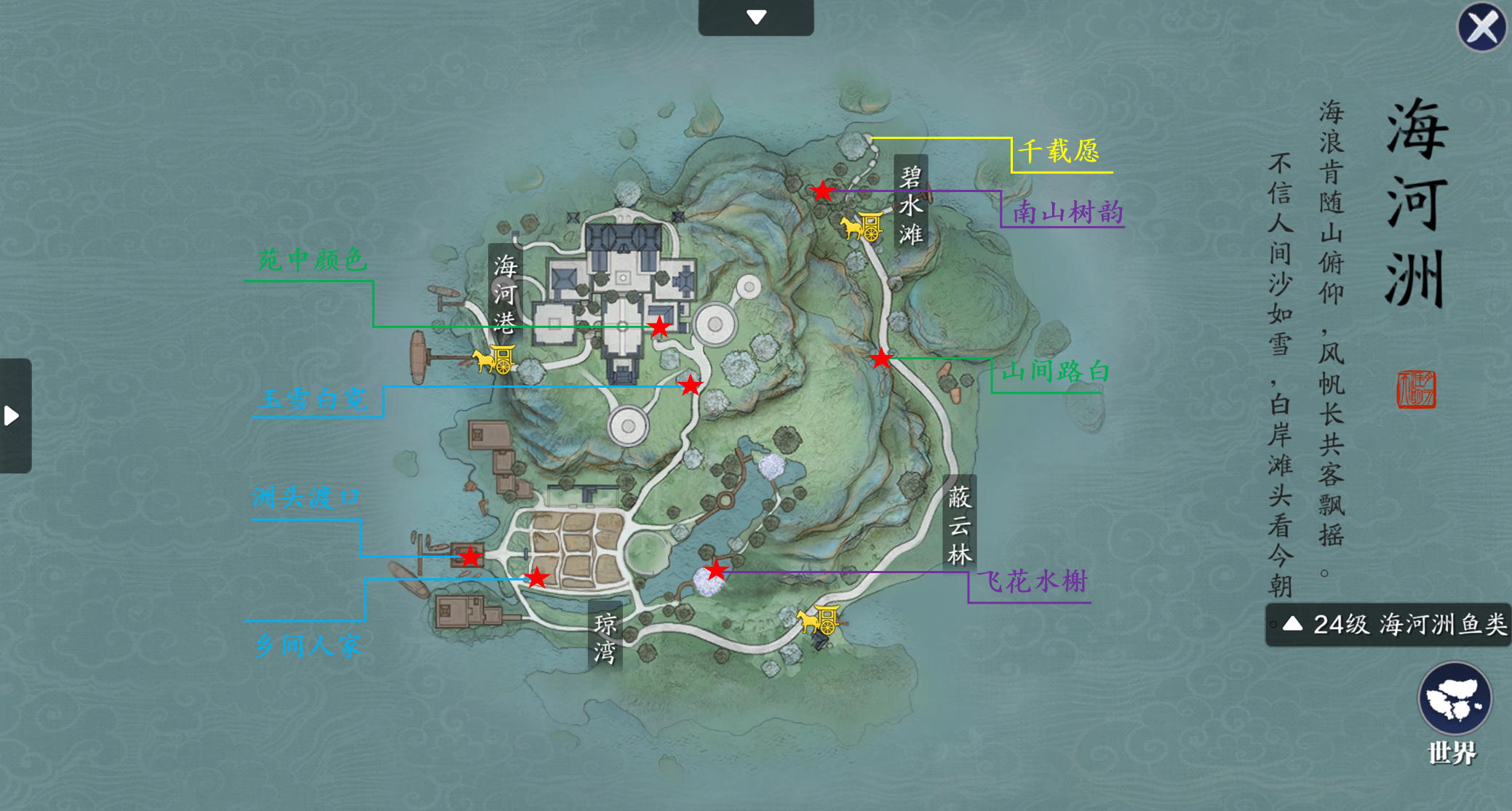从零开始玩天刀手游 第14期 全地图胜景录拍照点合集