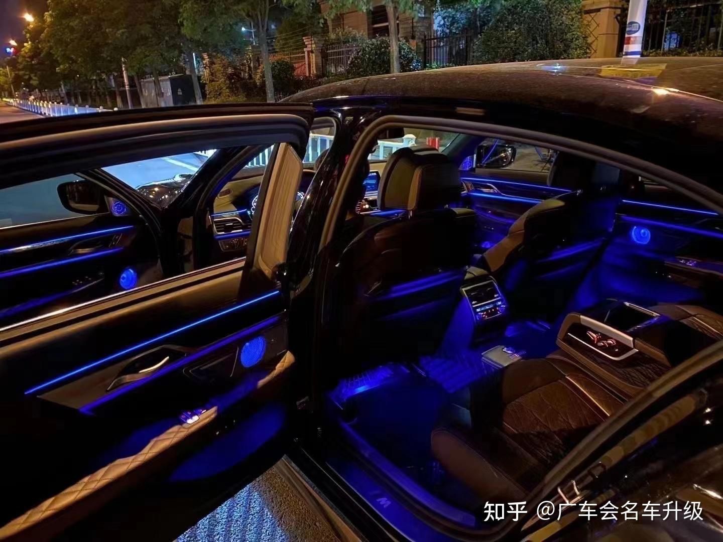 颜值点缀宝马7系升级宝华发光盖板