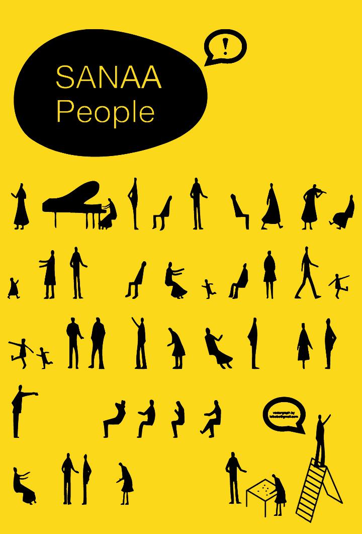 ps素材精选—黑白剪影人