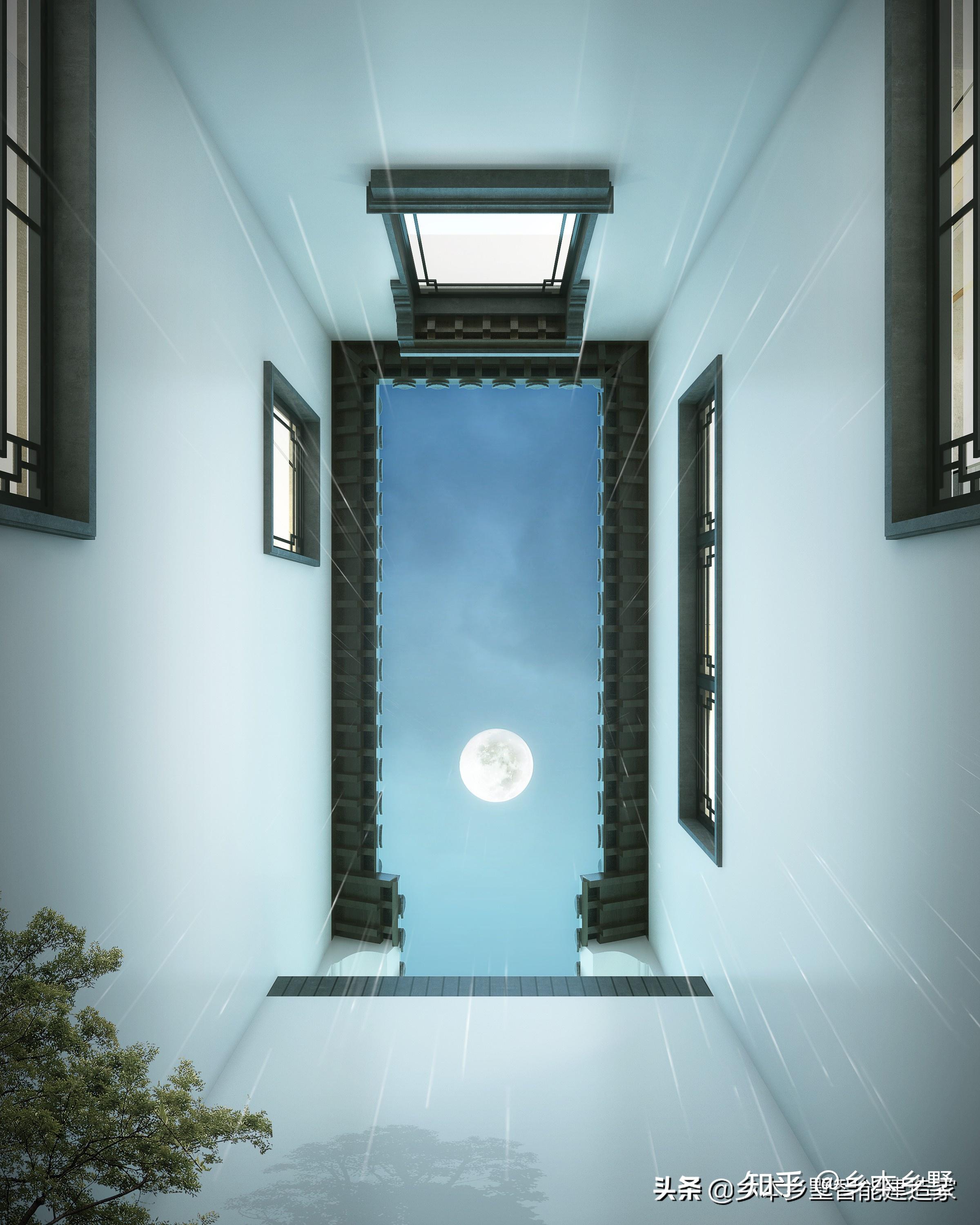 古典带四水归堂的中式别墅,建一栋家族兴旺,四代同堂 - 知乎