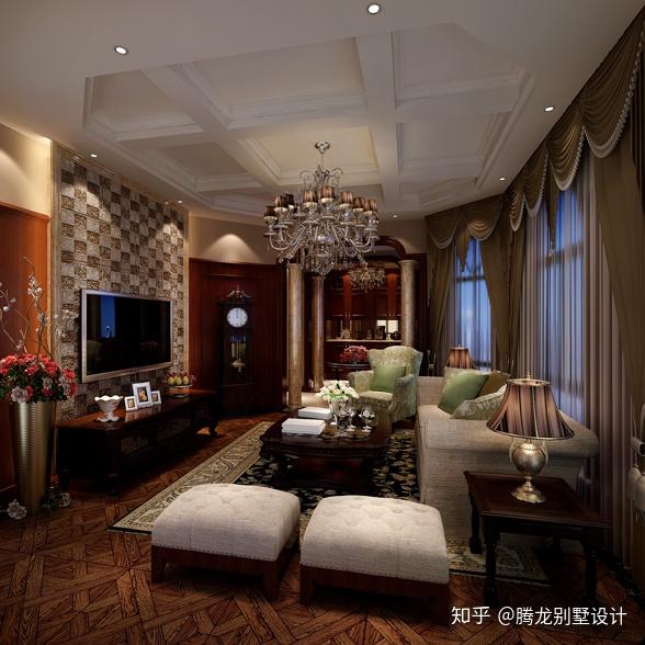 欧式别墅装修效果图 - 知乎