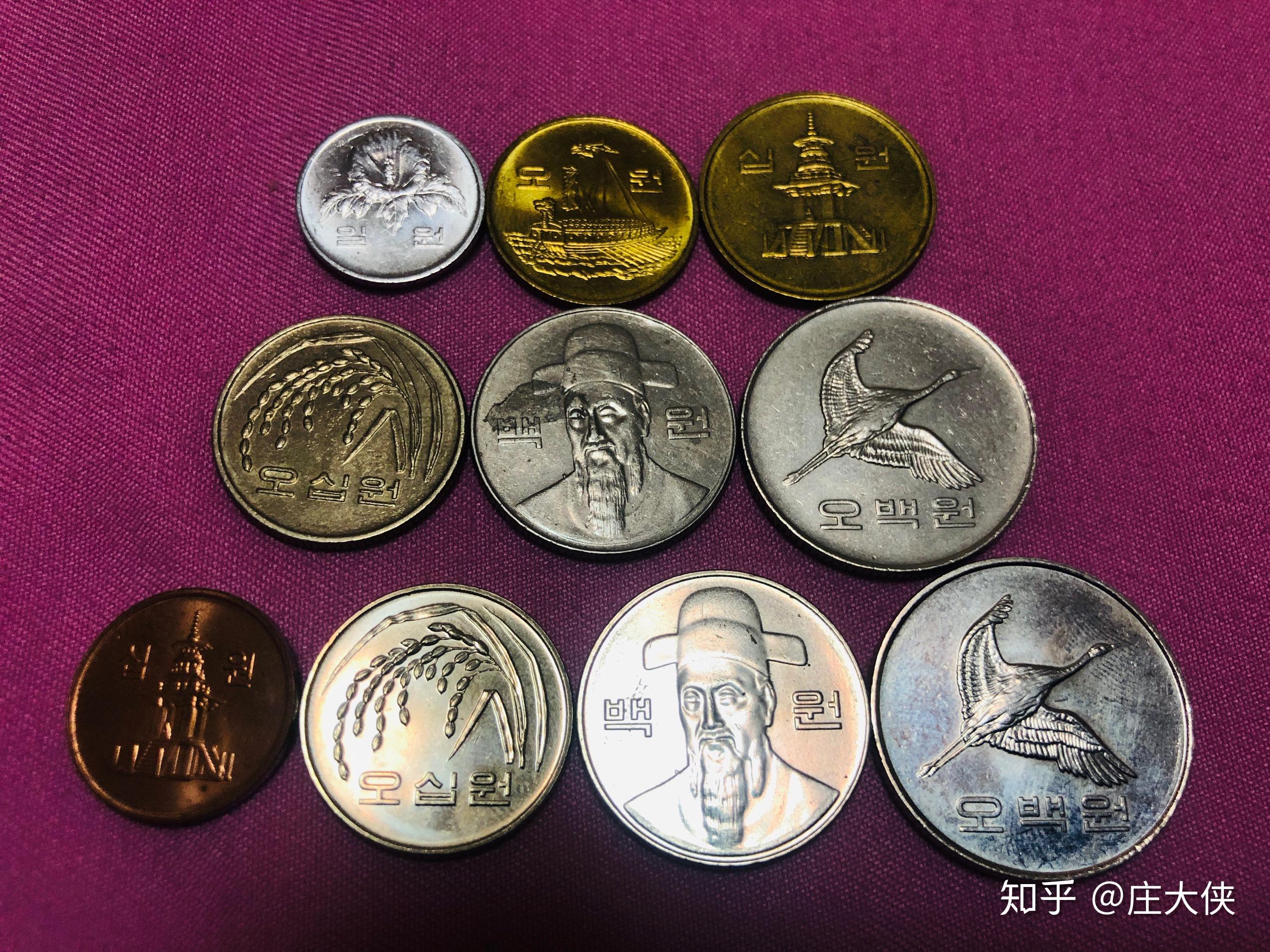 钱币鉴赏3:韩国第三套硬币 - 知乎
