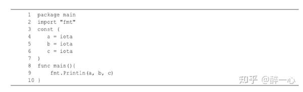 golang iota golang iota