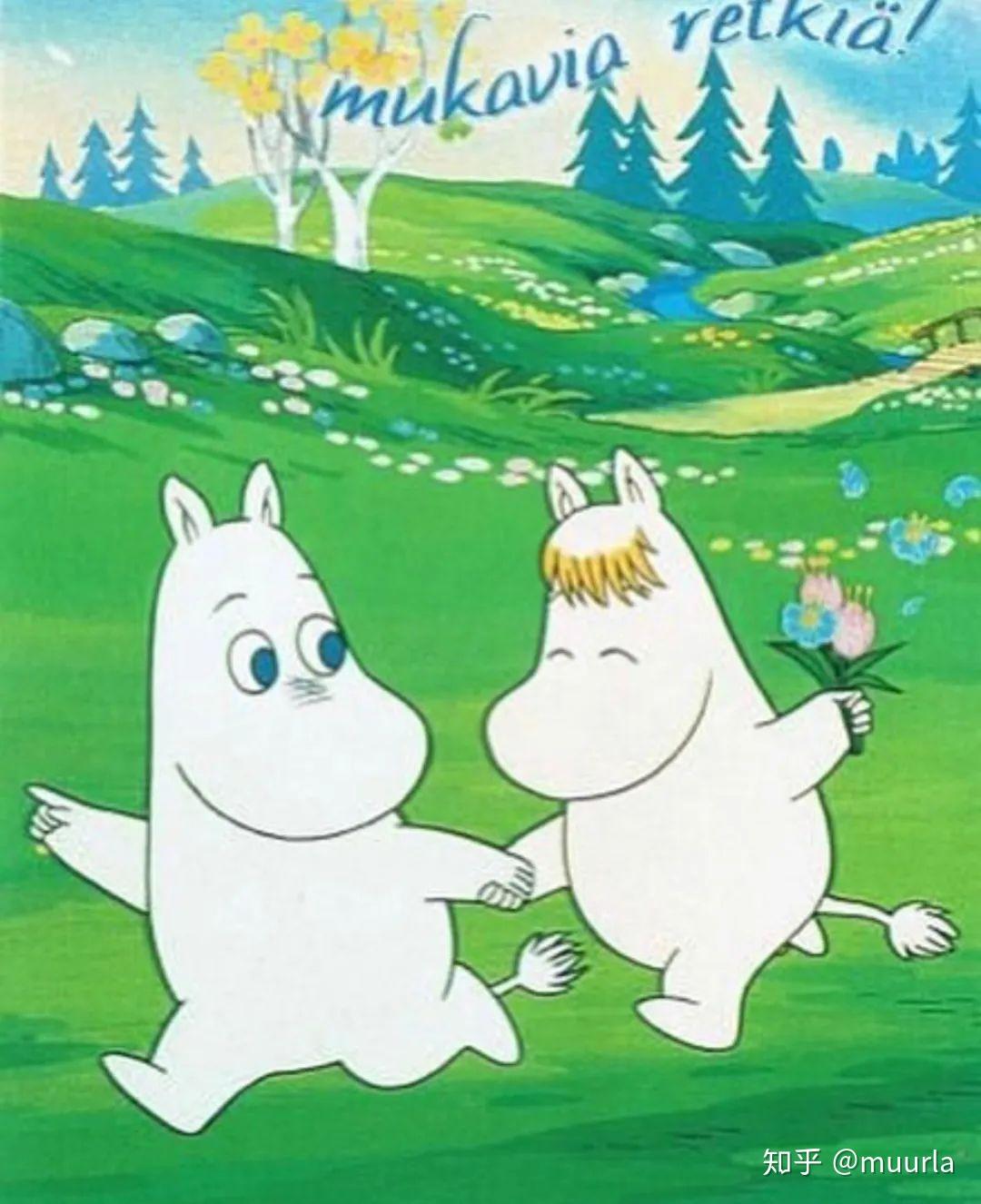 姆明爸爸和姆明妈妈,美好的爱情姆明和歌妮,浪漫的爱情深情即可告白的