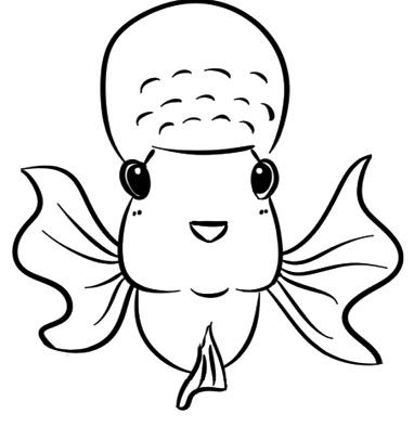 罗汉鱼 - 超可爱儿童美术图库:卡通画 2000 例 - 知乎书店