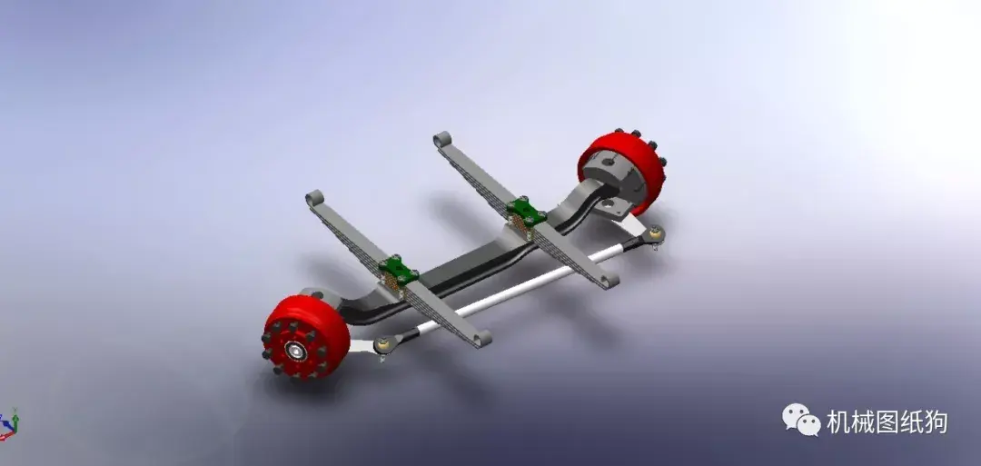 工程机械bandicam悬挂系统简易结构3d图纸step格式