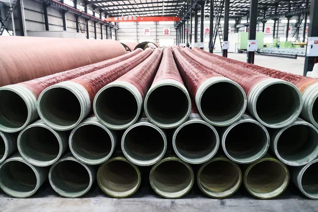 竹缠绕管道订单火爆隧道高压风管产品迎来新选择