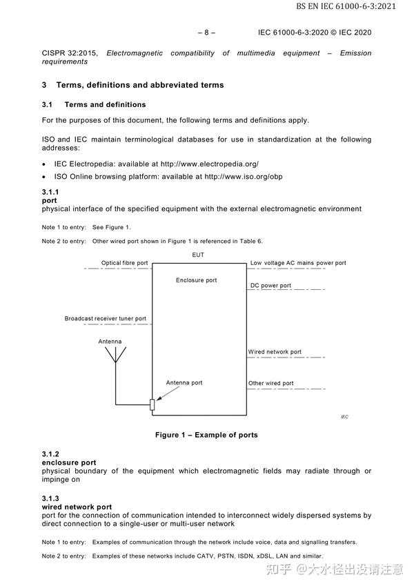 BS EN IEC 61000-6-3-2021 - 知乎