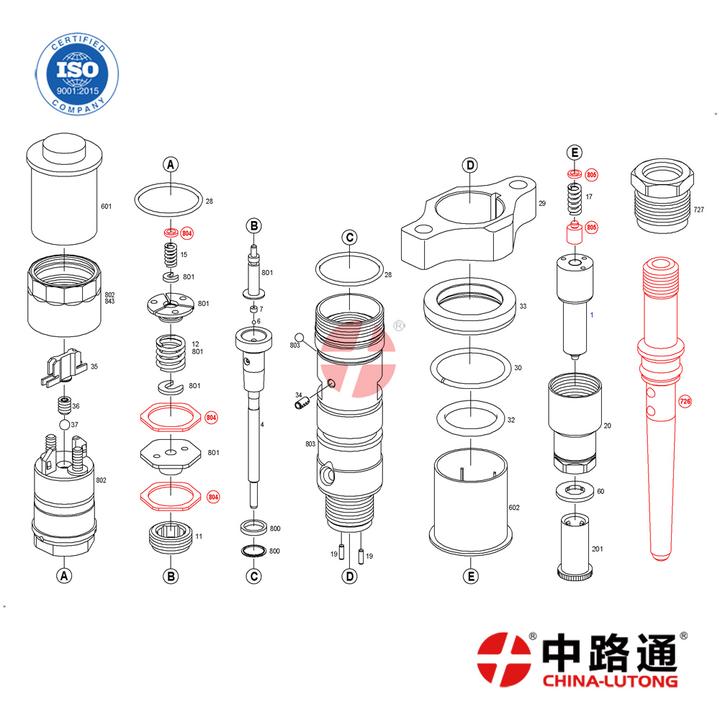 64发动机喷油嘴适用于三菱4m50柴油机喷油器