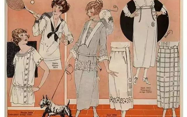 服装历史之【1920年代中西方的服饰】 - 知乎