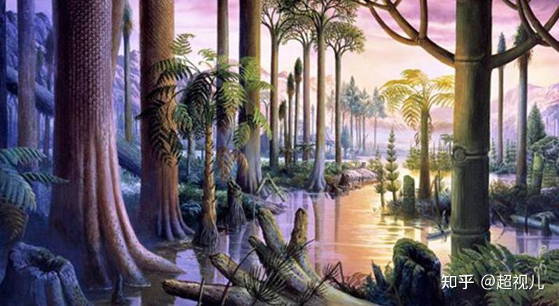 陆地植物二叠纪早期的植物与晚石炭纪的植物没有明显的区别,以真蕨