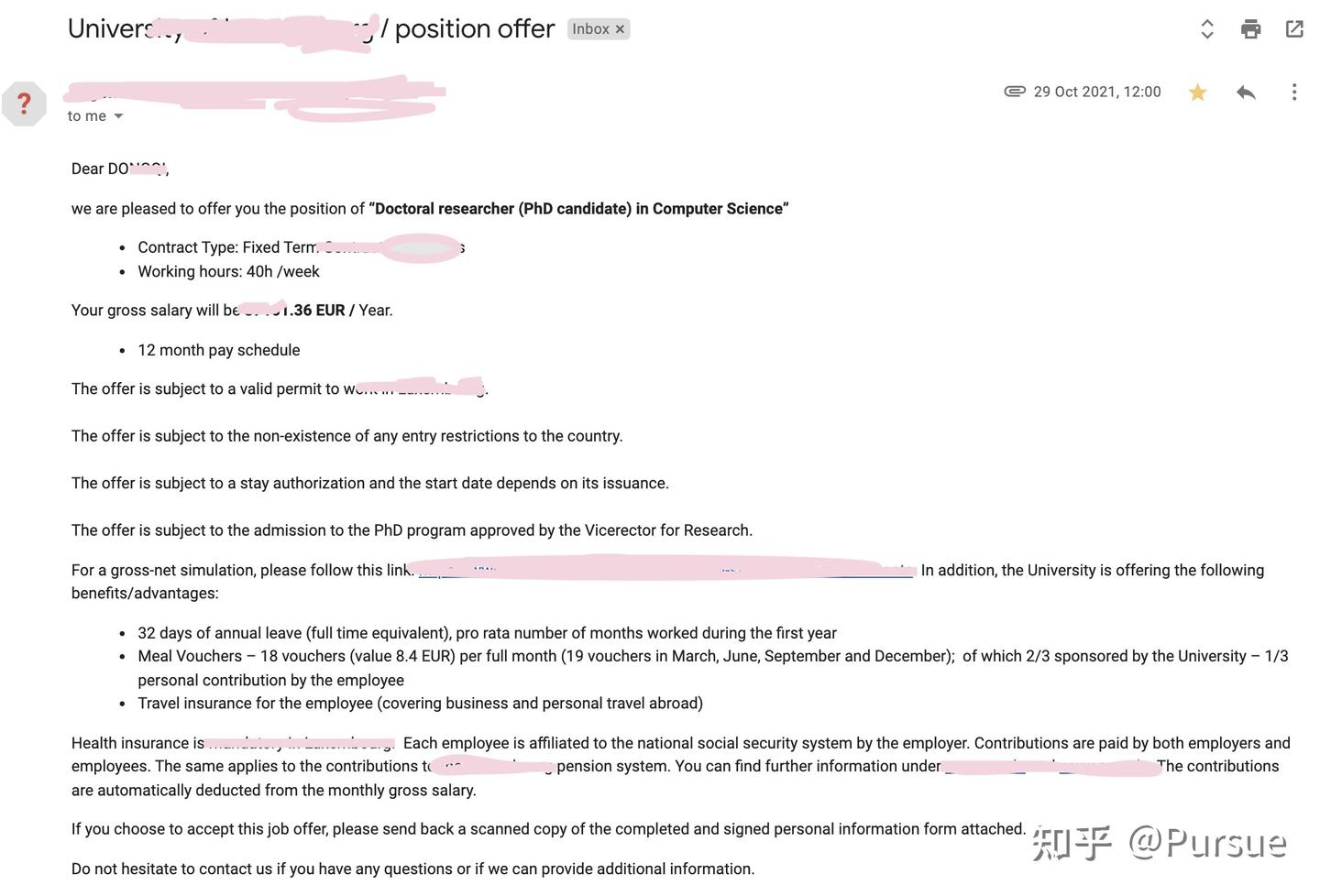 我的欧洲王炸全奖博士申请攻略（荷兰/德国/比利时/瑞士/卢森堡/北欧） - 知乎