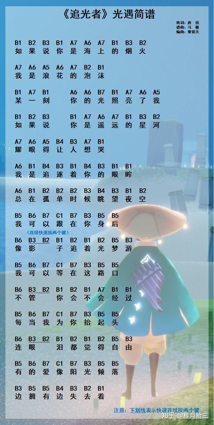 有没有详细好听的光遇音乐乐谱? - 知乎
