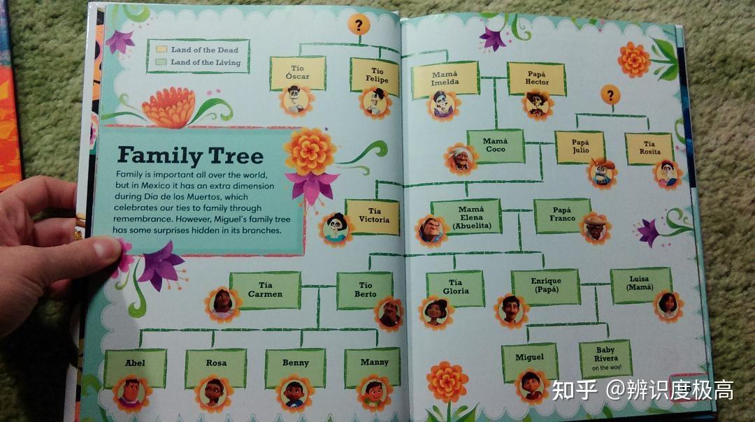 电影寻梦环游记coco里面的人物亲属关系是怎样的