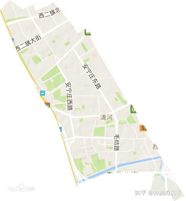 北京西二旗地图图片