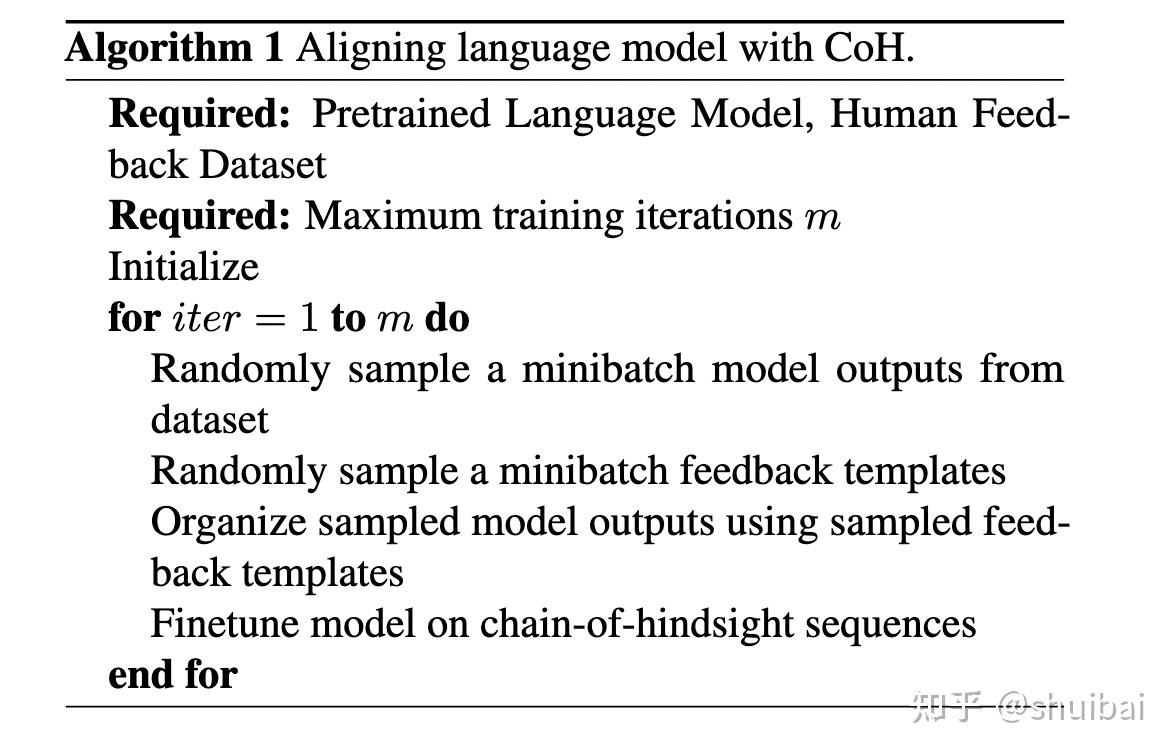 Chain of hindsight aligns language models with feedback 