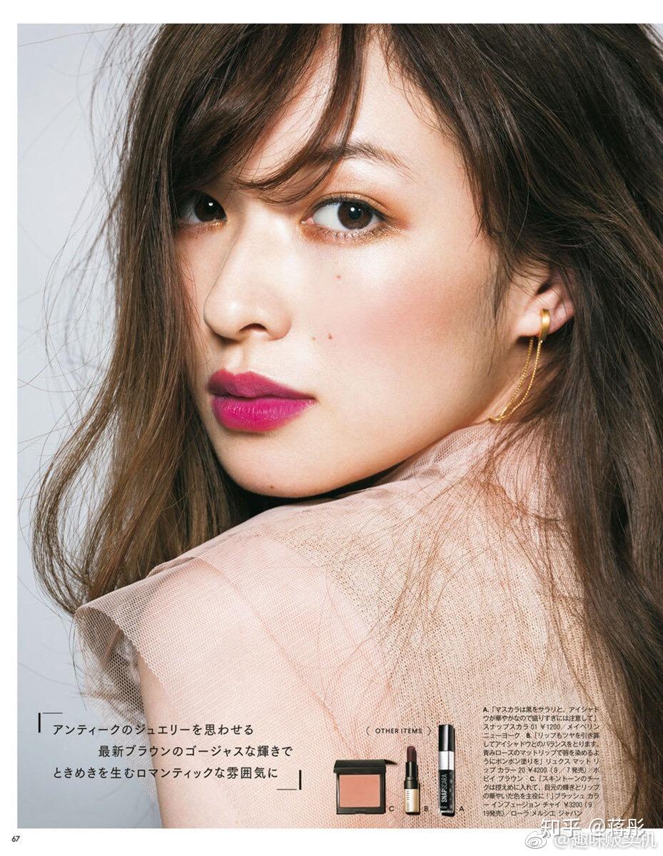 beauty丨森绘梨佳 x 《voce》杂志2018年秋季必备棕色系气质妆容