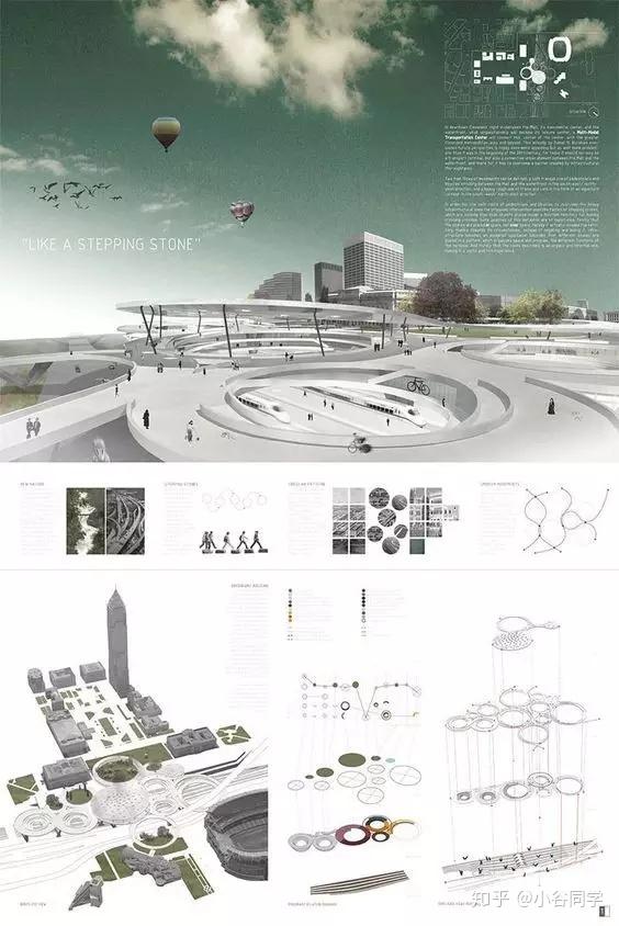 建筑设计100例精选排版,带你速速出图! - 知乎
