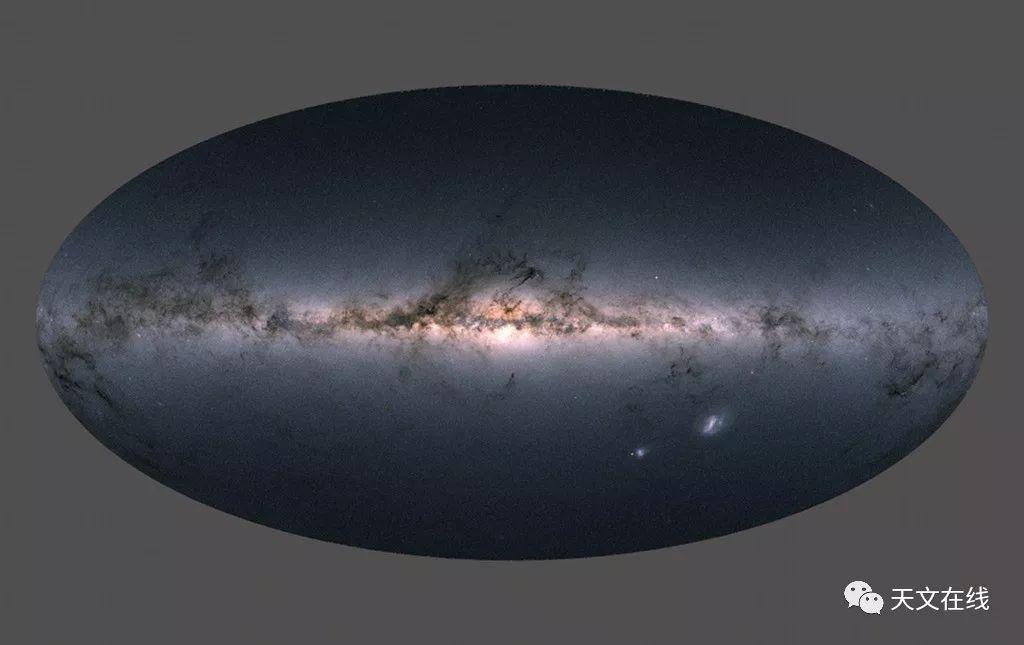 用盖娅卫星数据建构出的银河影像提供与版权:esa, gaia, dpac说明:这