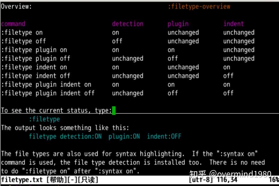 oeasy教您玩转vim 27 文件类型 知乎