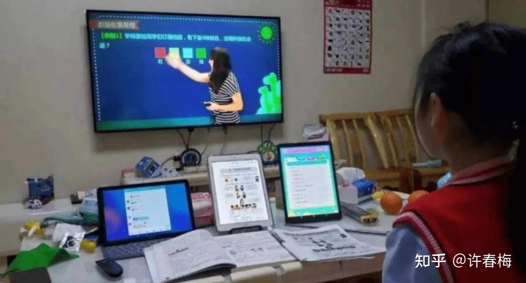 学生在家上网课,逼得家长各显神通,网友:快把网课停了吧 - 知乎